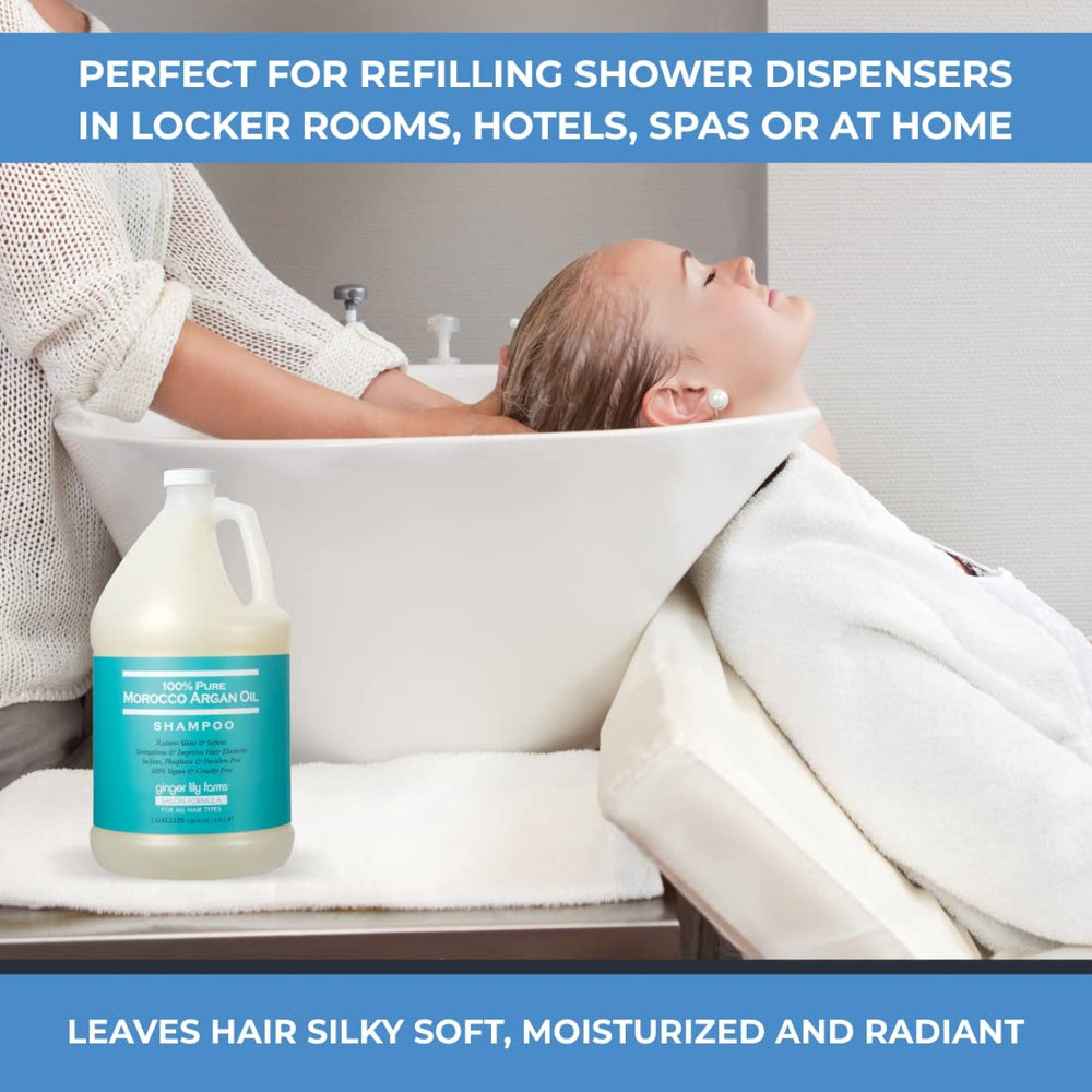 Ginger Lily Farms Shampoo Refill Salón: envase ideal para rellenar dispensadores.