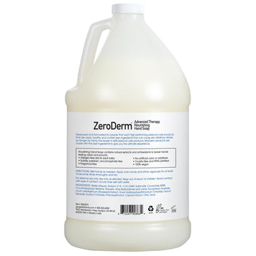 Ginger Lily Farms ZeroDerm Jabon Manos: envase principal listo para uso diario.