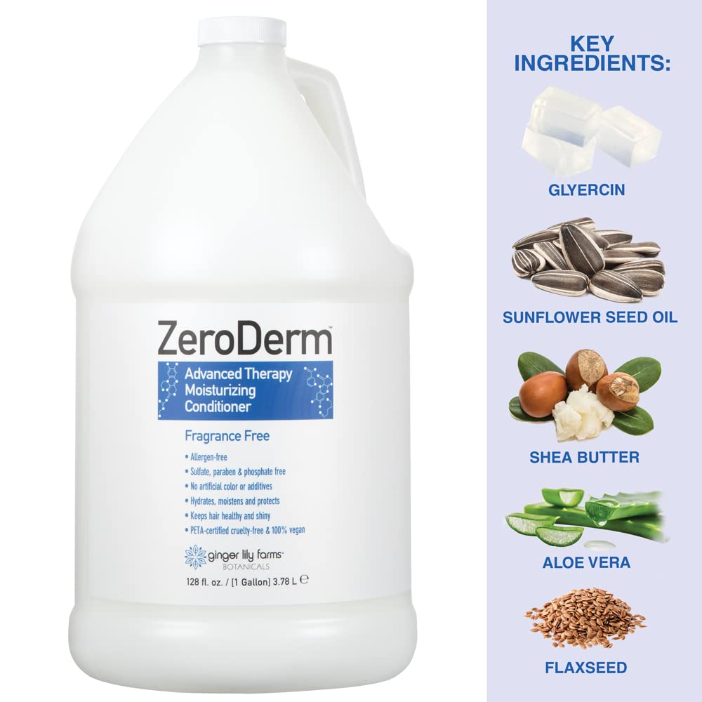 Ginger Lily Farms ZeroDerm vegano cruelty-free; certificado sin crueldad