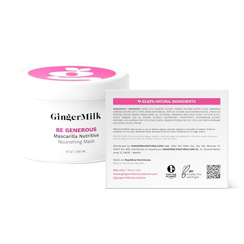 Ginger Milk Natural Care Textura cremosa se funde, proporcionando hidratación suave.