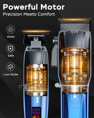 GinJee Tondeuse Pro, ensemble guides-attaches pour longueurs variées.