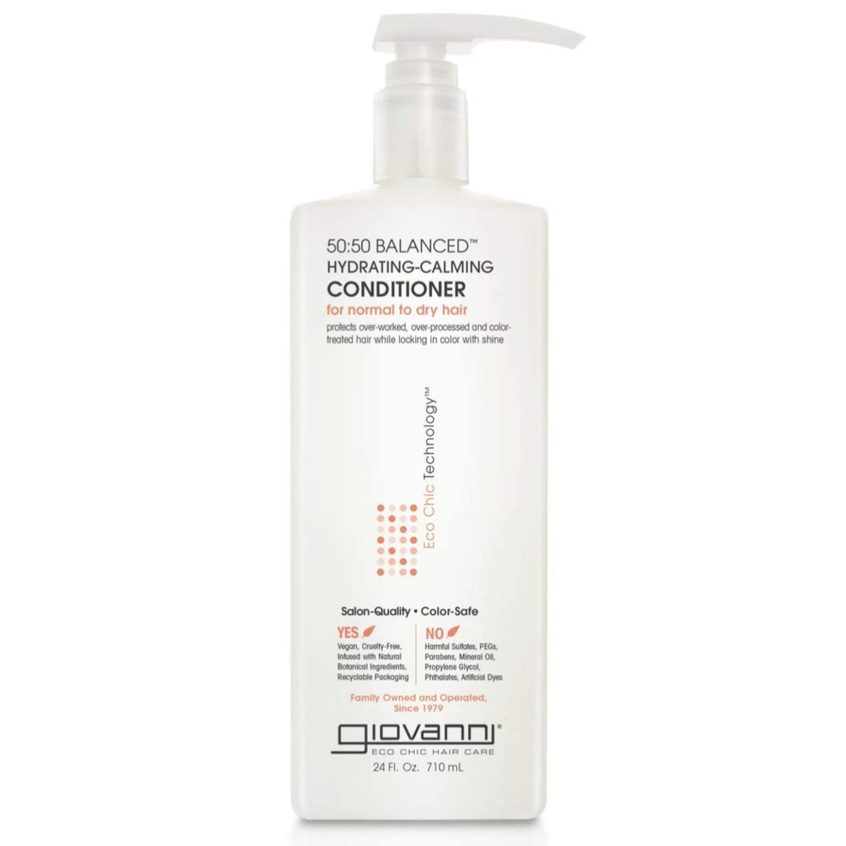 GIOVANNI ECO CHIC 50:50 – botella de acondicionador para hidratación equilibrada.