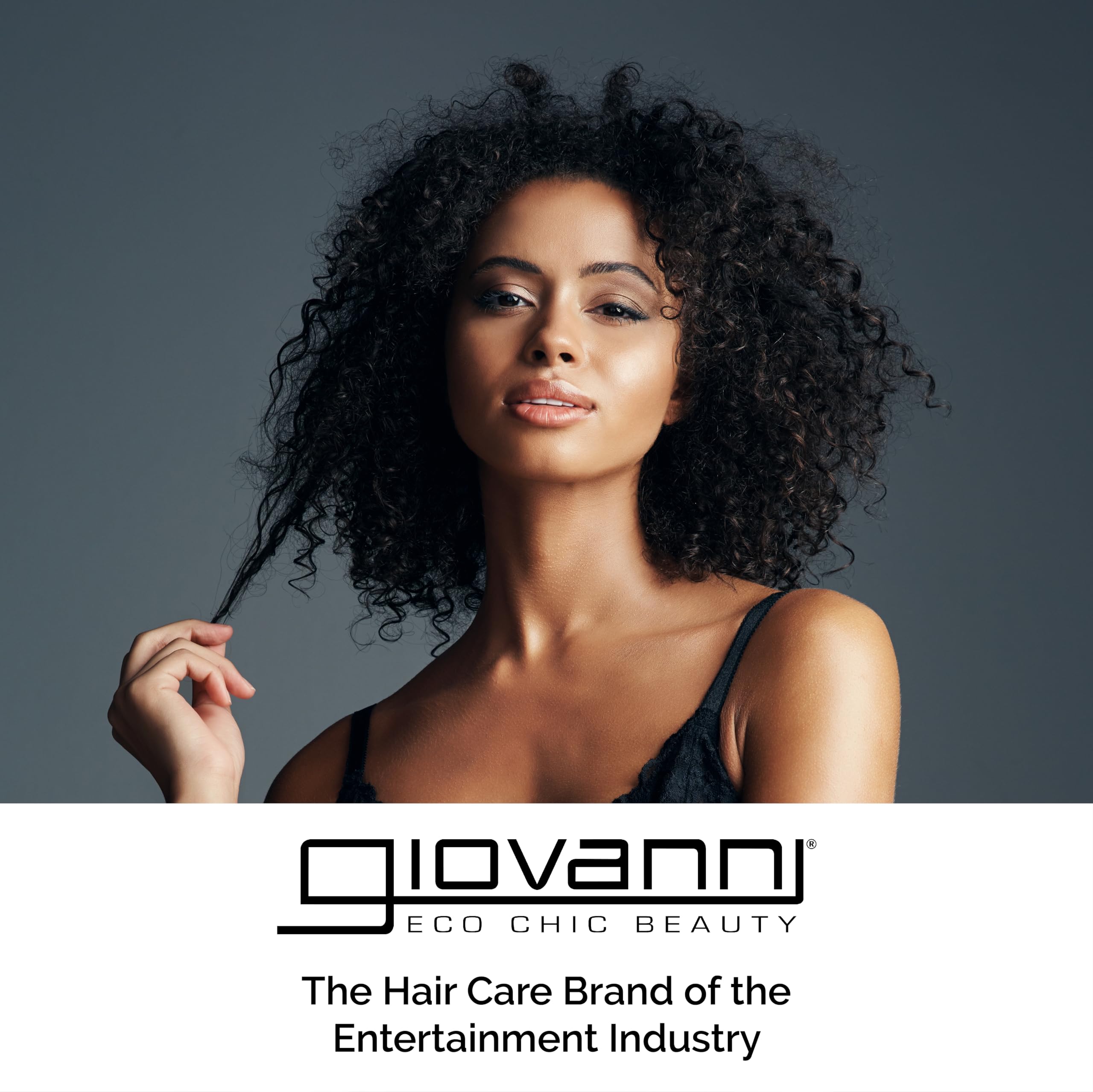 Cabello suave y brillante tras Giovanni 2chic, con peinado más fácil.
