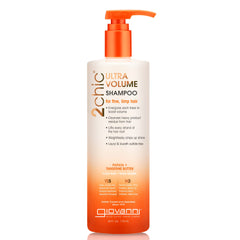 GIOVANNI 2chic champú botella aporta volumen ligero y define ondas en cabello fino.