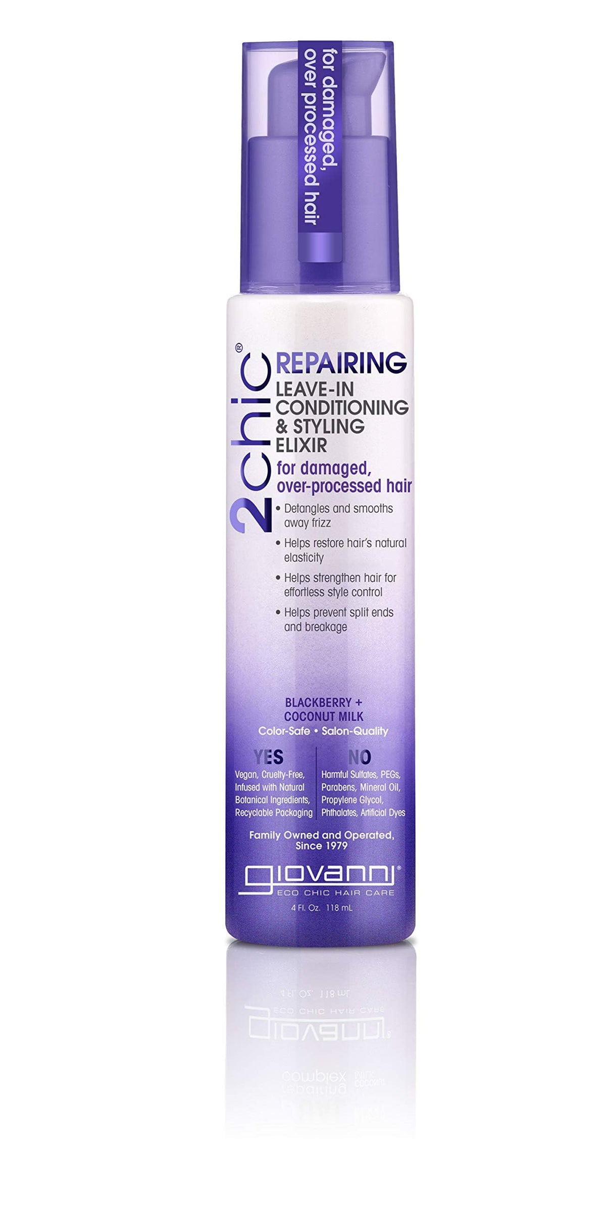 Giovanni 2chic Elixir, bote para aplicar: brillo y manejo sin pesadez