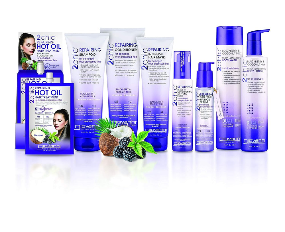 Giovanni 2chic Elixir, textura sedosa para peinar con facilidad
