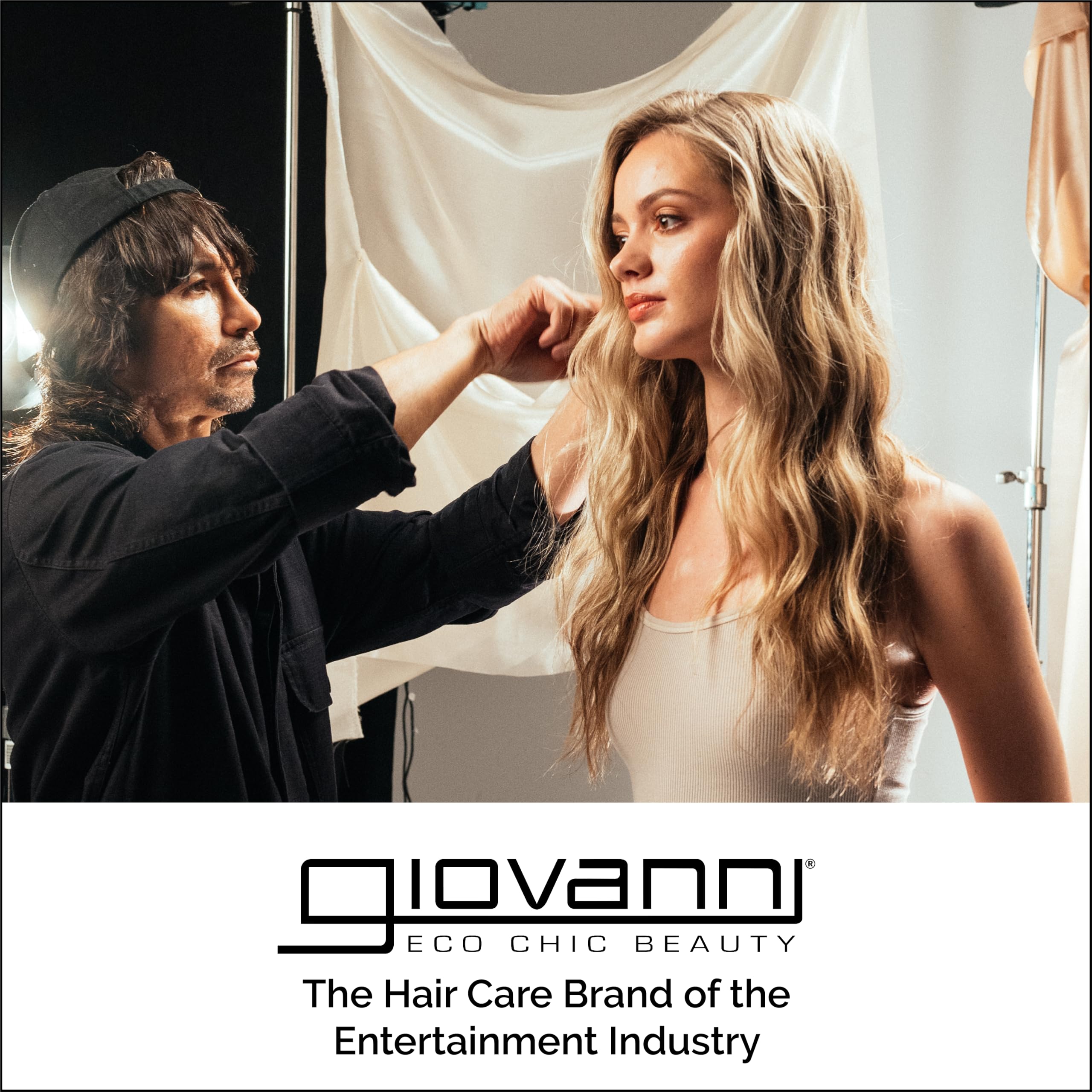 GIOVANNI Shine of the Times: ingredientes botánicos naturales para cabello nutrido.