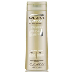 GIOVANNI Aceite de ricino Shampoo, botella, para nutrir y suavizar el cabello