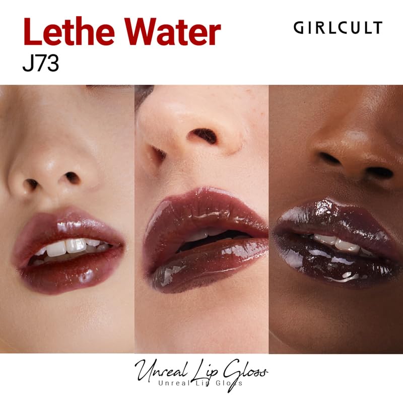 GIRLCULT Glass Shine Lip Gloss rosa intenso ofrece color duradero sin sensación pegajosa.