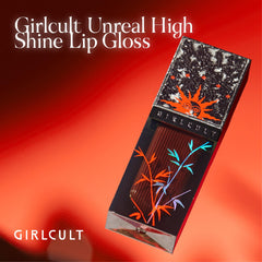 GIRLCULT Glass Shine Lip Gloss textura ligera sin pegajosidad, ideal para uso prolongado.