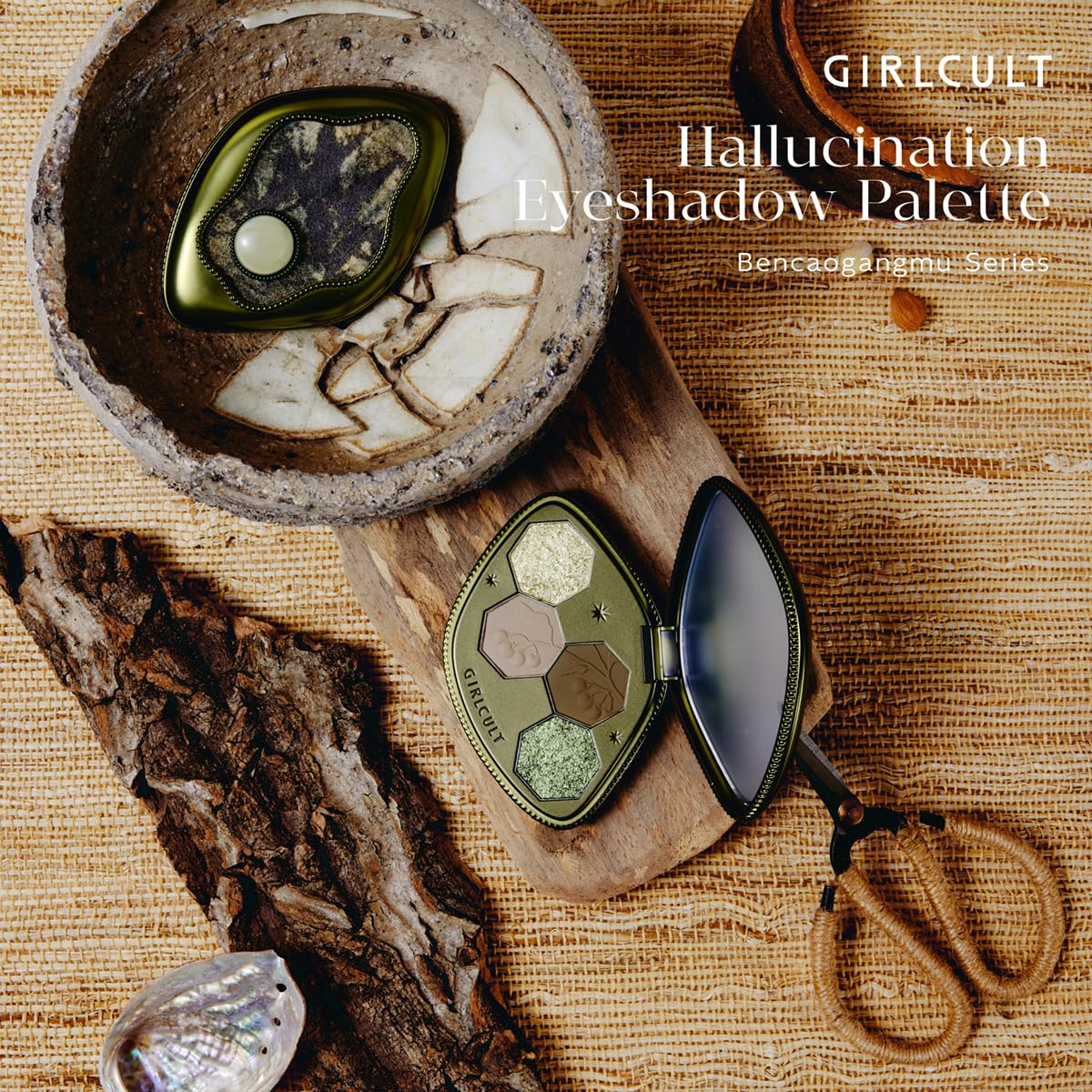 GIRLCULT Paleta 4 colores uso diario resistente al agua