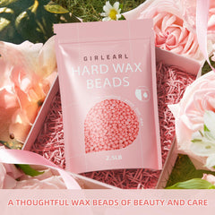 GIRLEARLE bikini wax beads application scene for precise removal.