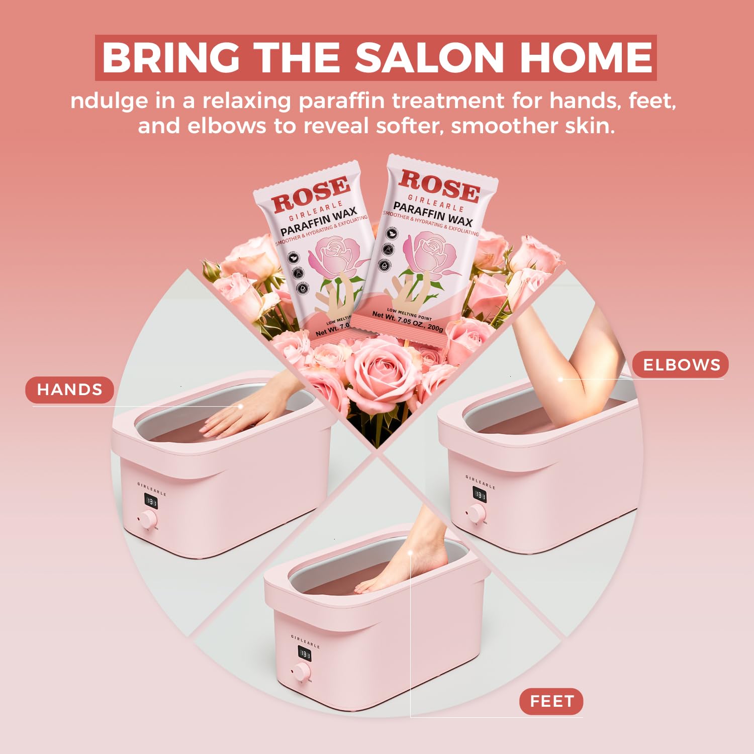 GIRLEARLE elegant spa system fits home use with minimal refills