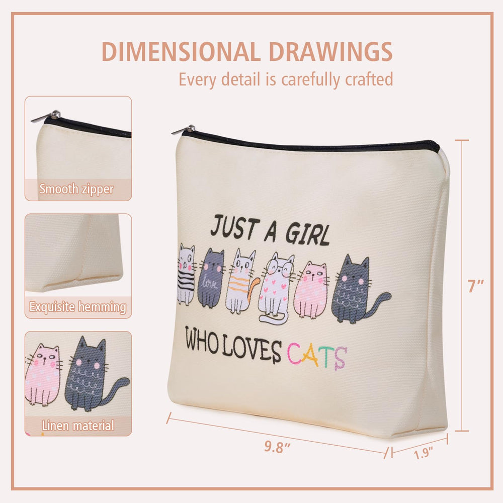 Girlly bolso maquillaje gato uso diario: cabe lo esencial
