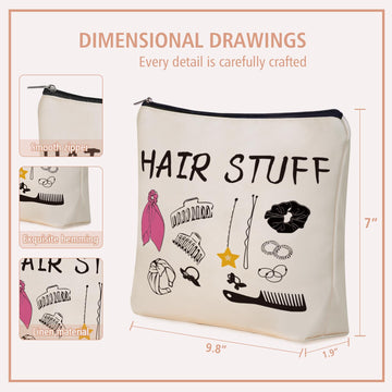 Girlly Hair Stuff muestra impresión doble en colores vibrantes.