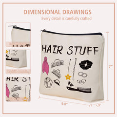 Girlly Hair Stuff muestra impresión doble en colores vibrantes.