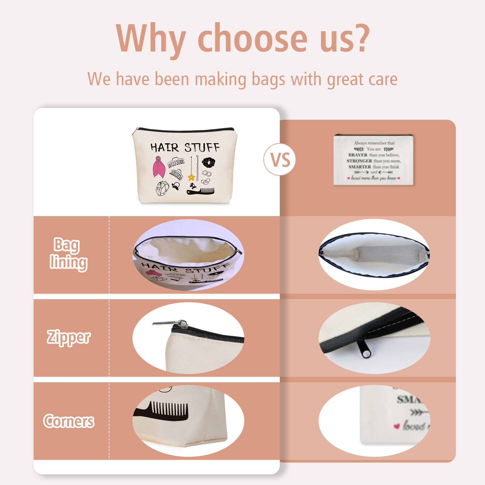 Girlly Hair Stuff: material impermeable protege tus cosméticos durante viajes.