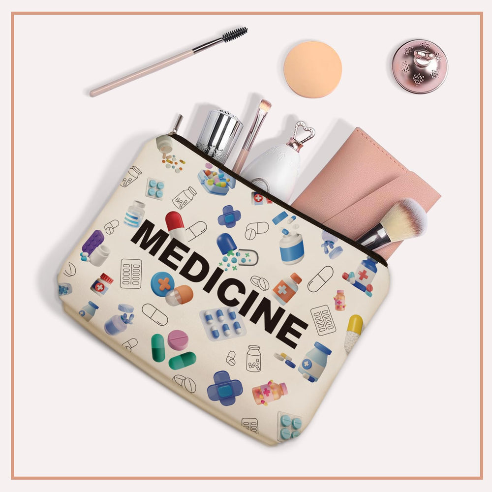 Girlly organizador cosméticos medicina, resistente al agua para salidas.