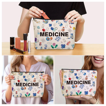 Girlly bolso cosméticos médico, regalo perfecto para amigas médicas.