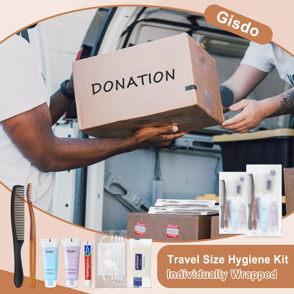 Gisdo shampooing rafraîchissant pour cheveux propres en voyage.