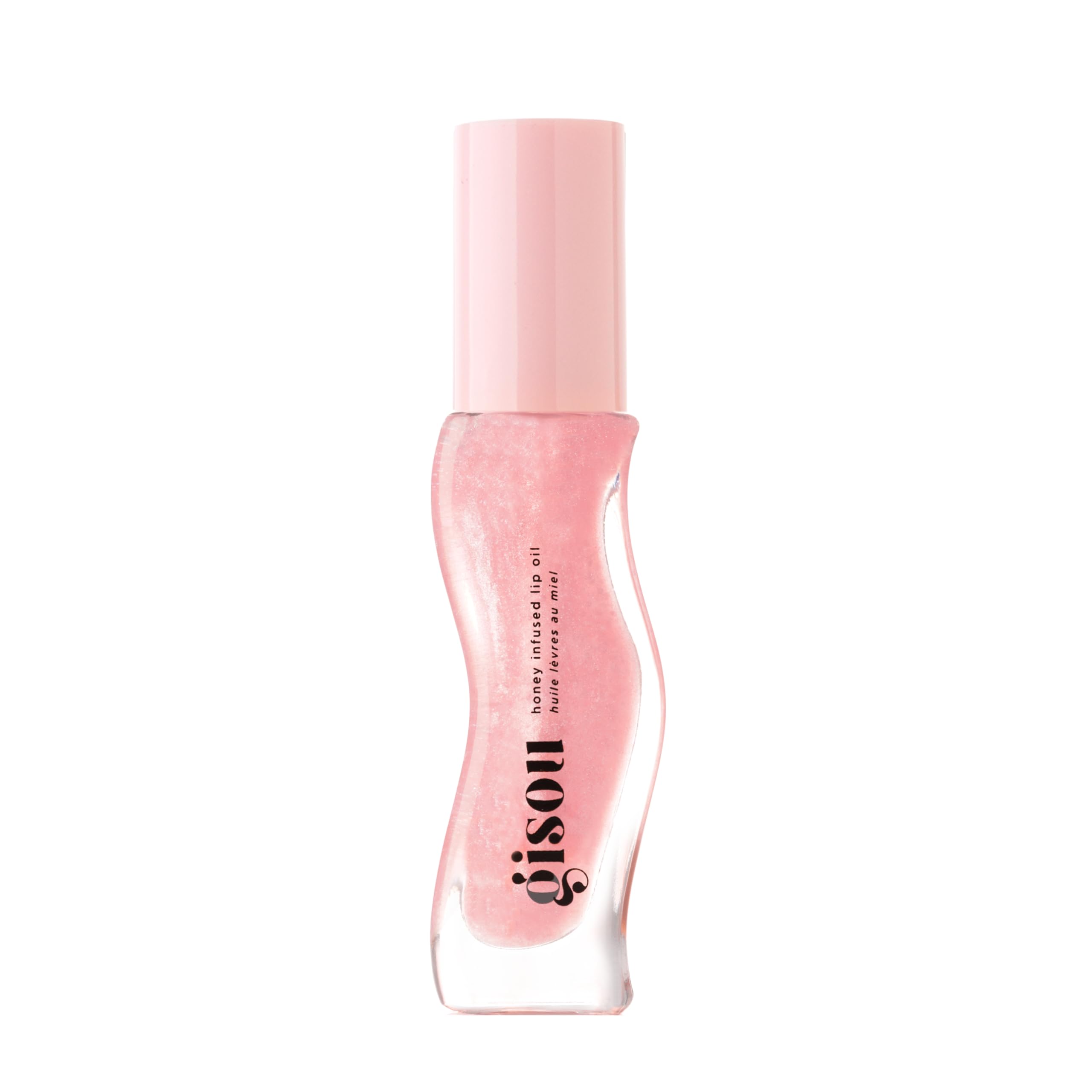 Gisou Aceite Labial con Miel, frasco elegante para hidratación duradera.