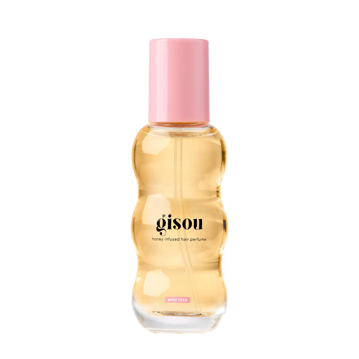 Gisou, botella de perfume para cabello mini con aroma duradero.