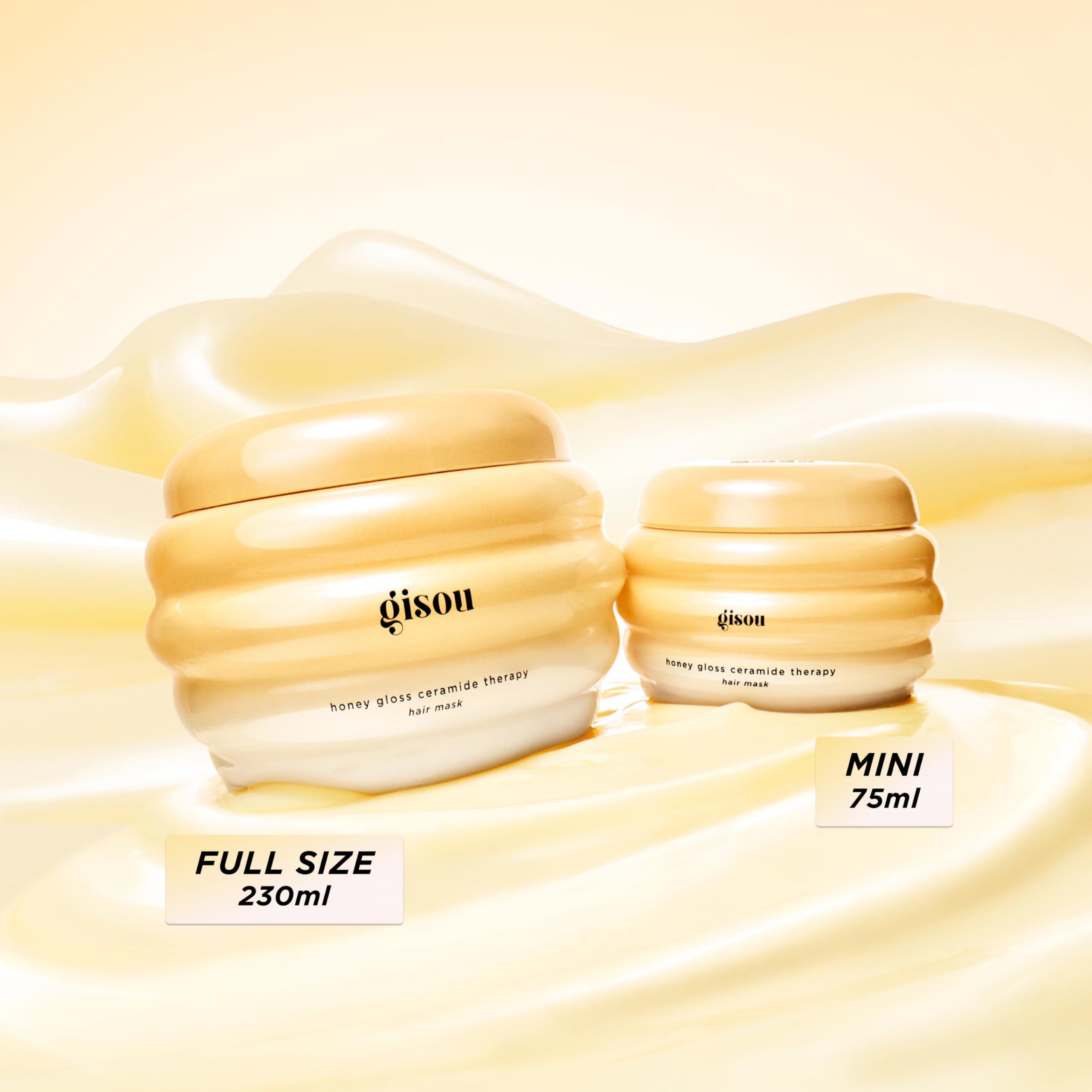 Envase práctico de Gisou para mascarilla con ceramidas