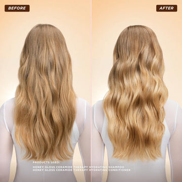 Gisou Honey Gloss Ceramide Therapy Champú: cabello más saludable y manejable