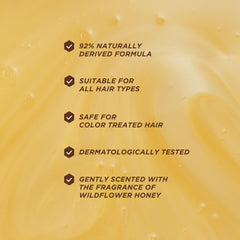 Gisou Honey Gloss Ceramide Therapy Champú: ceramidas biomiméticas fortalecen el cabello