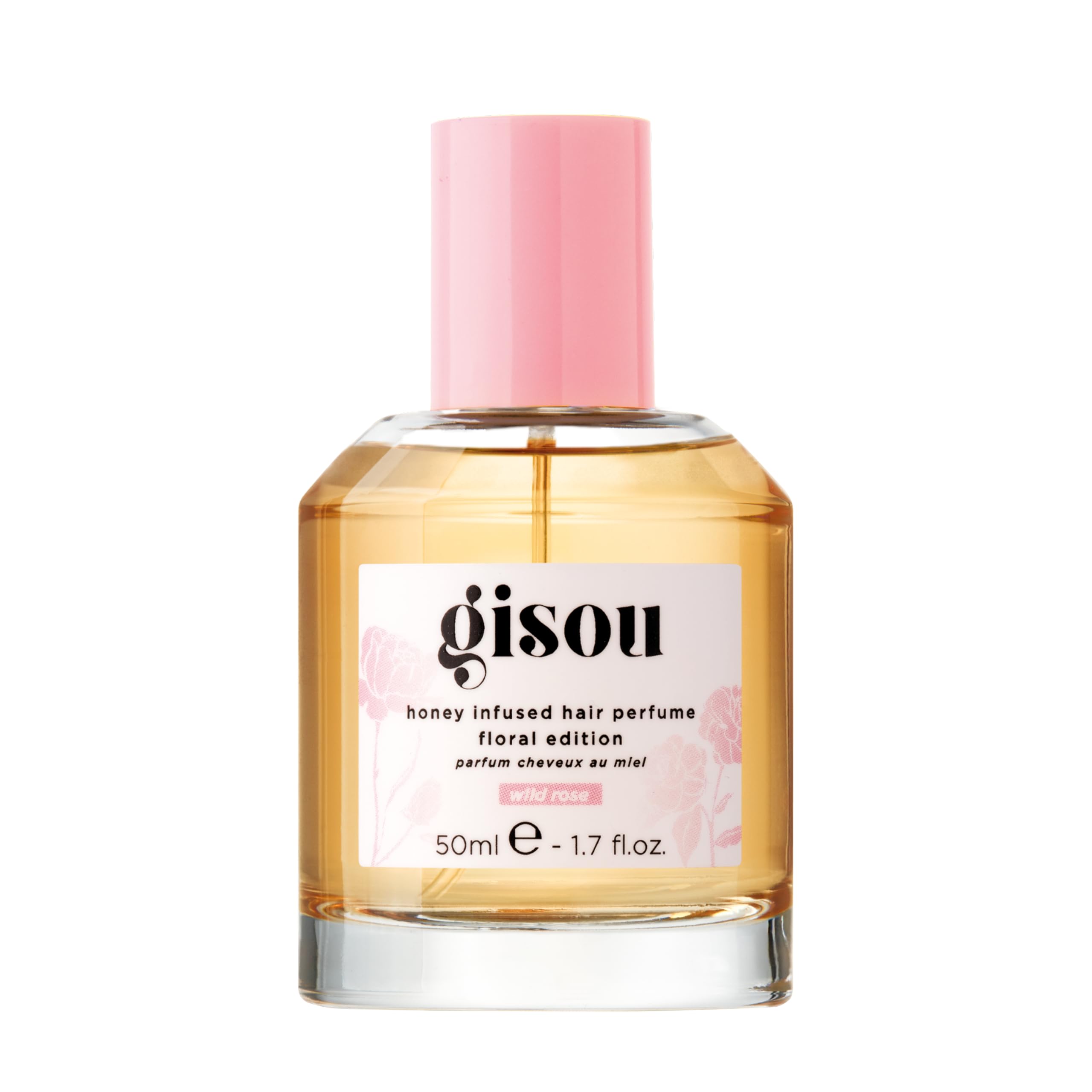 Gisou perfume capilar con miel, frasco vaporizador para brillo suave