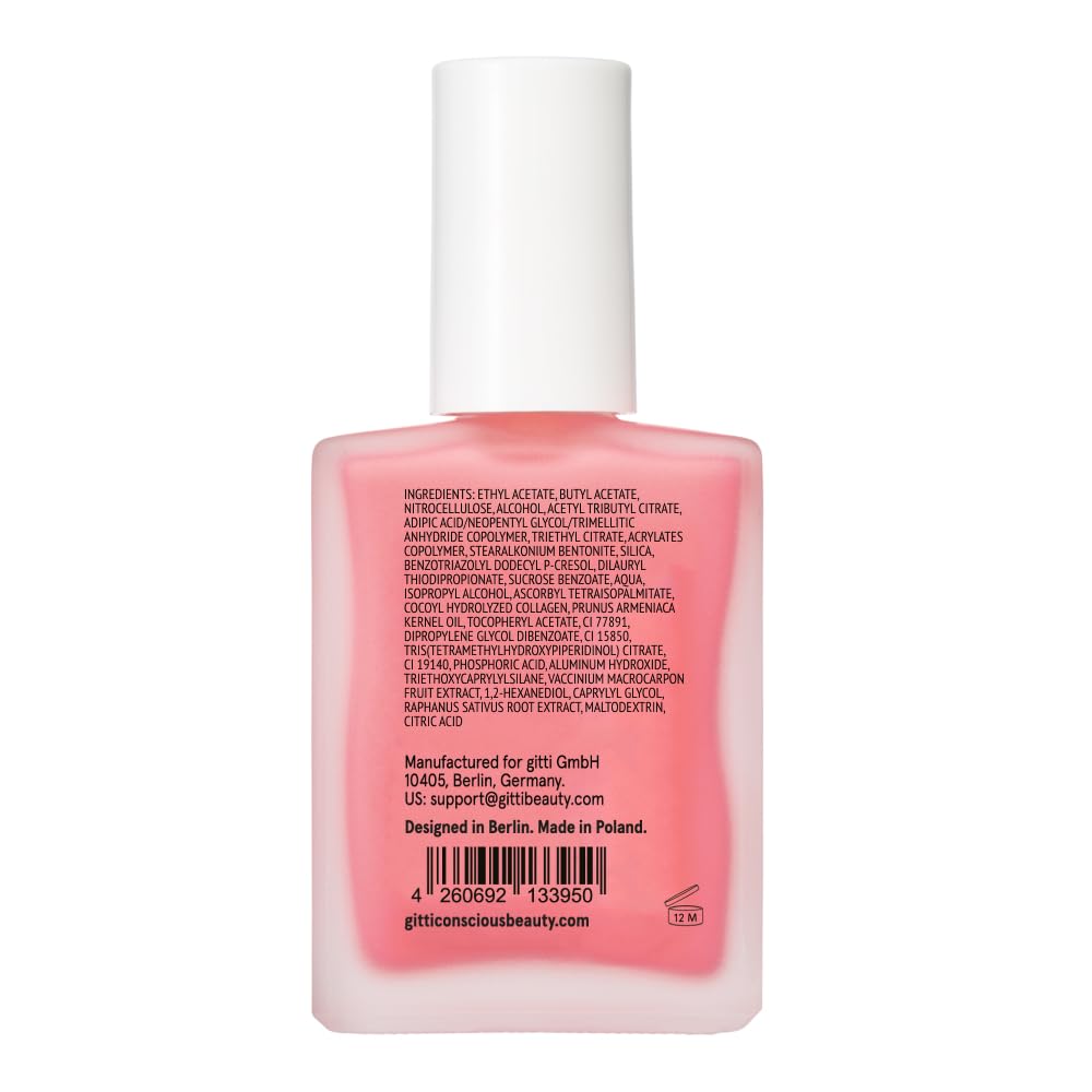 gitti Nail Juice, cuidado diario para uñas nutridas y con brillo.