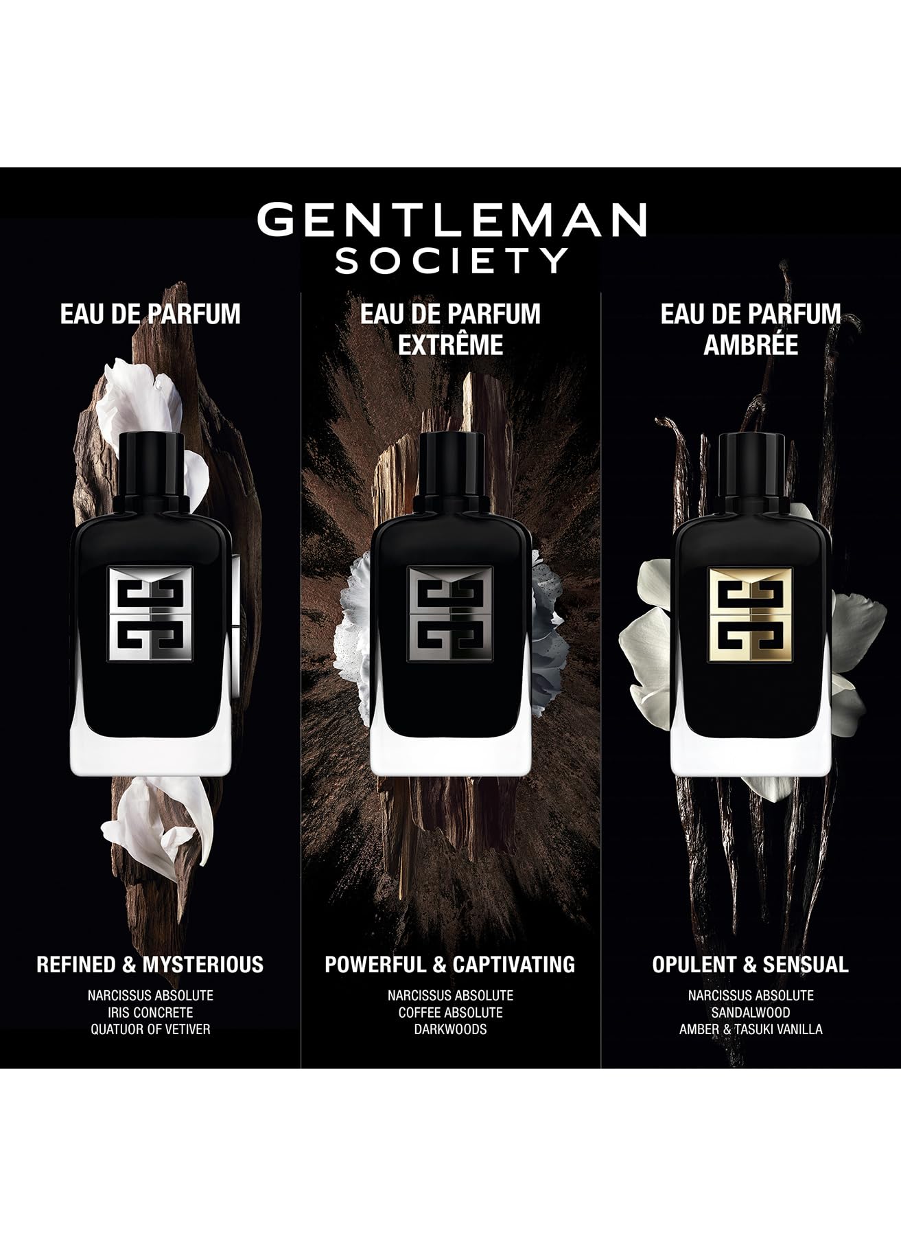 Givenchy Gentleman Society Ambree: empaque de regalo, presentación lista para sorprender.