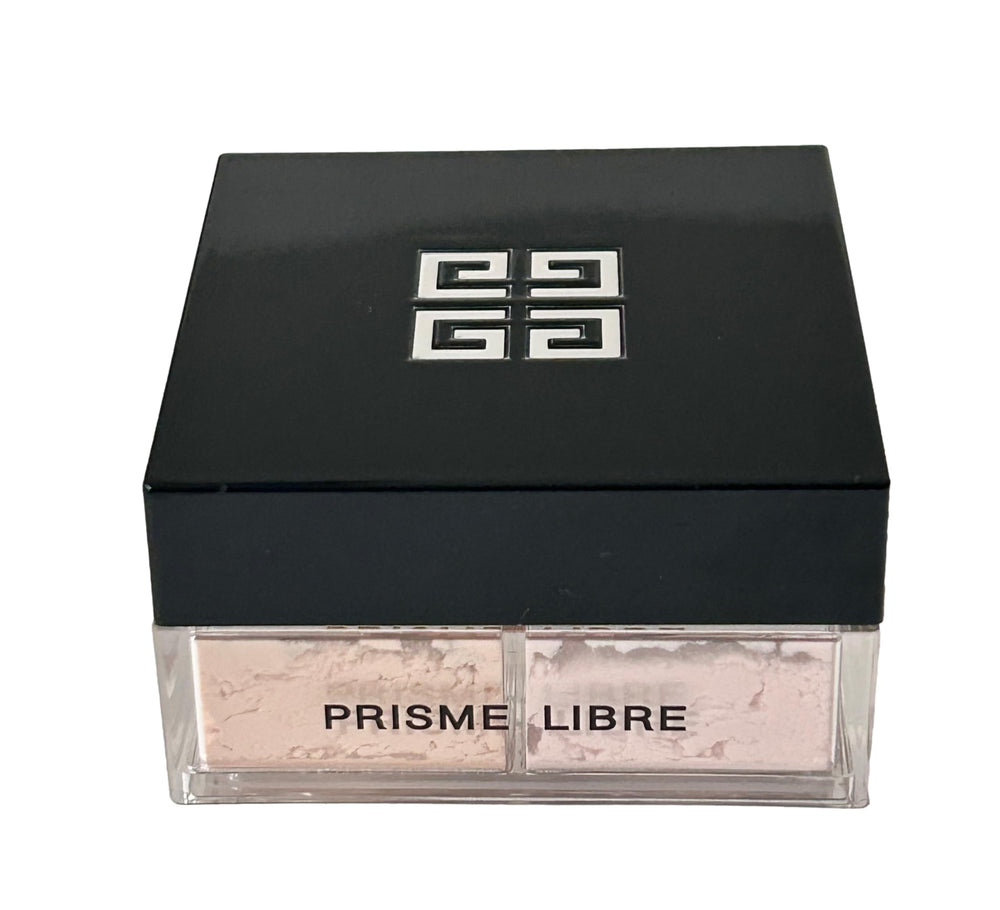 Givenchy Prisme Libre polvo rosa voile, frasco compacto para acabado mate duradero.