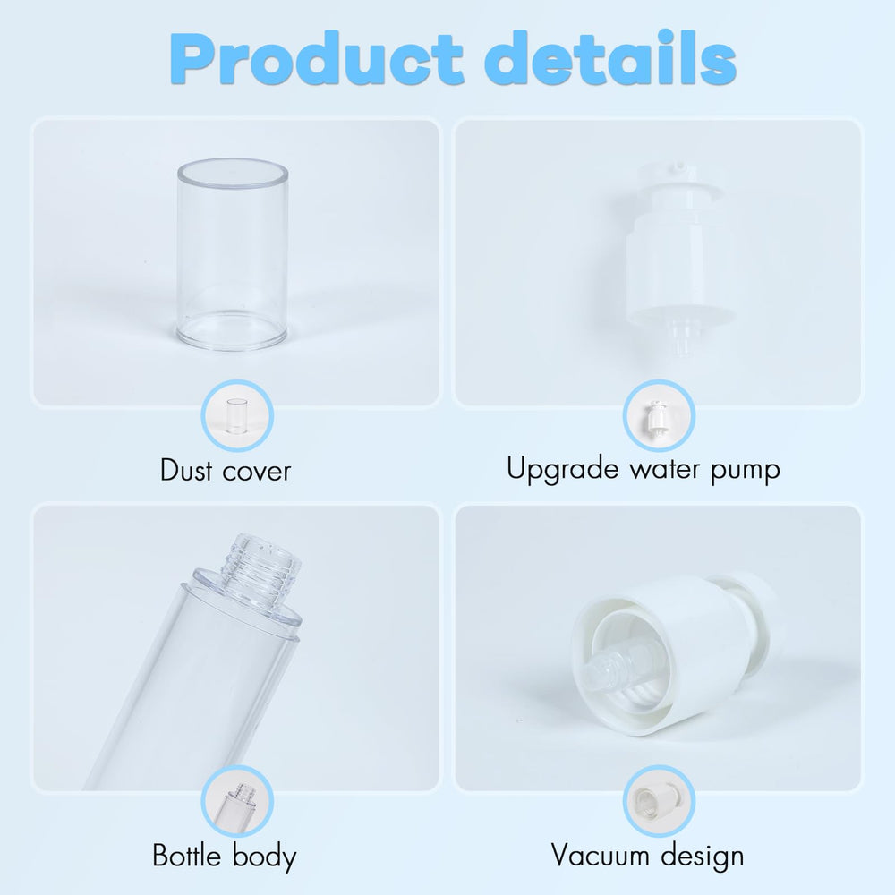 GIVITASOT botella airless a prueba de fugas para viajes y bolsa.
