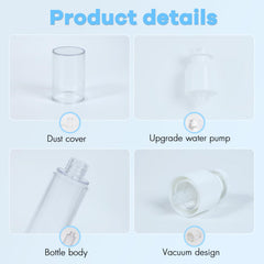 GIVITASOT botella airless a prueba de fugas para viajes y bolsa.