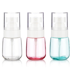 GIVITASOT tres-pack botellas-atomizadoras 1oz para viaje con rosca segura.