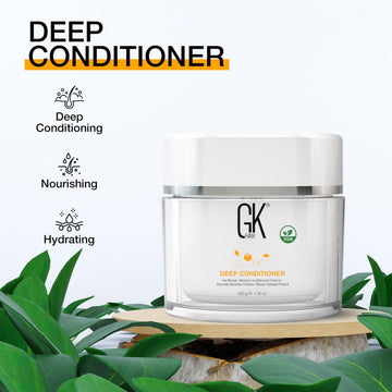 GK Hair etiqueta sostenible destacando producto libre de crueldad