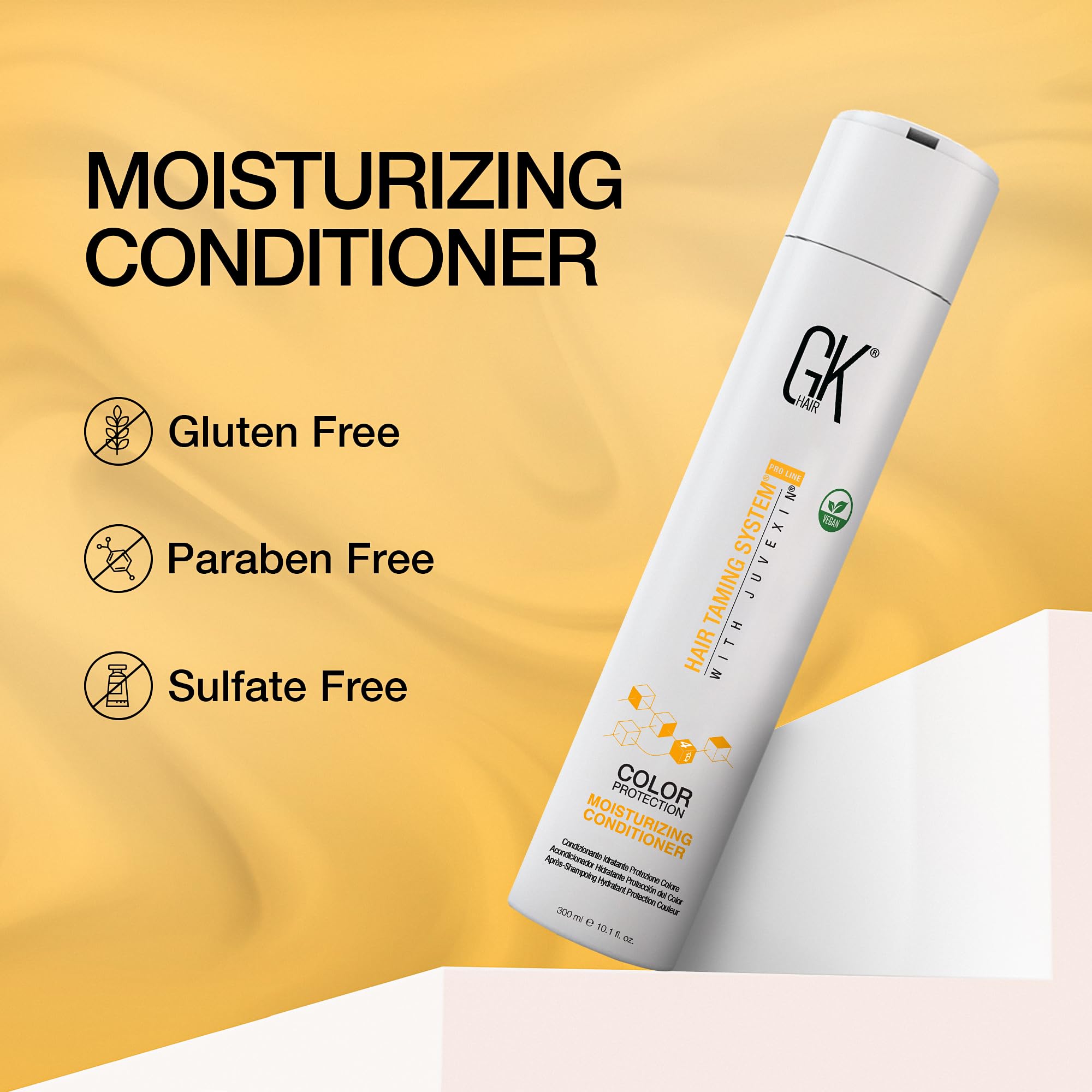 Nutrición profunda para cabello con GK HAIR Hydrate.