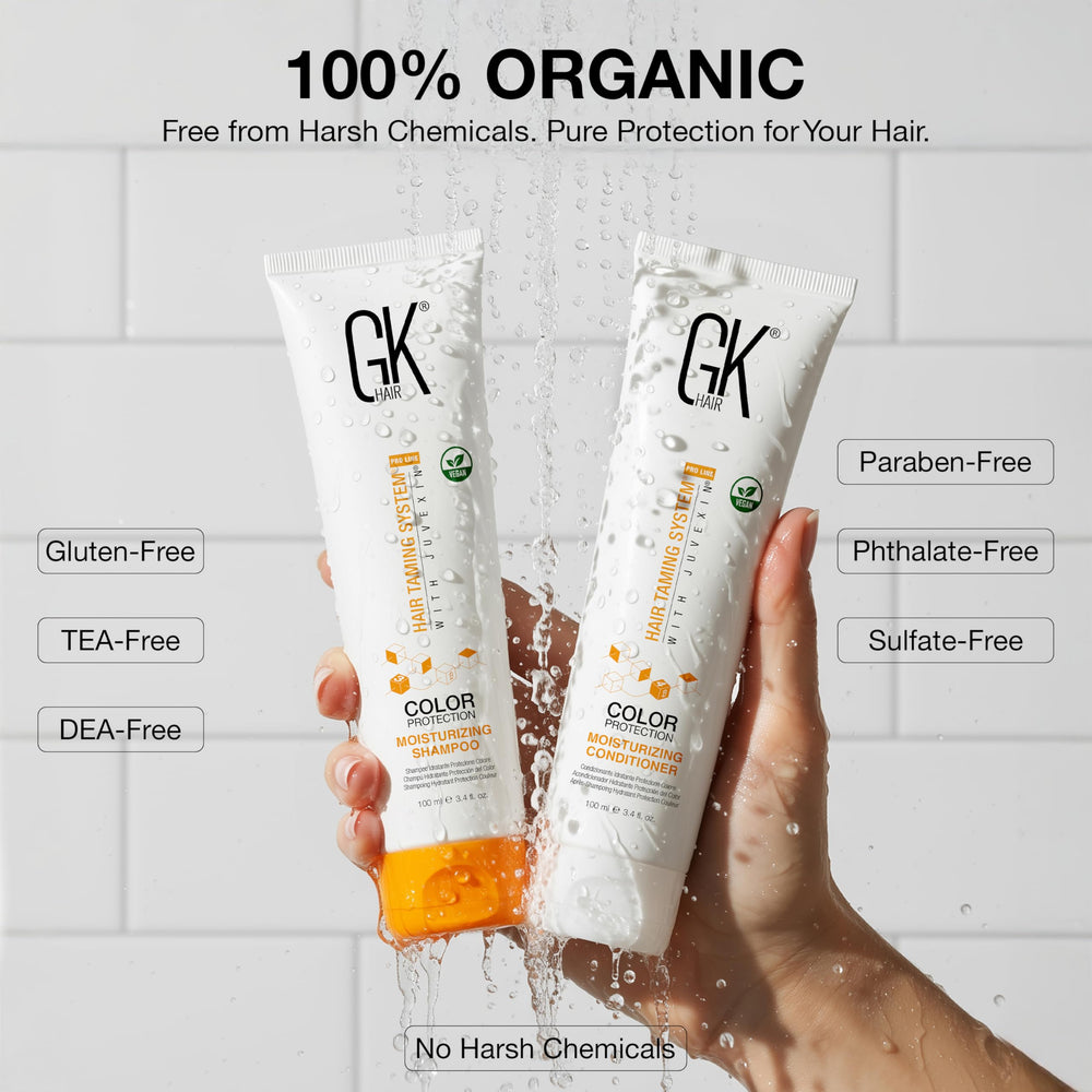 GK HAIR textura ligera y absorción rápida, sensación limpia sin peso.