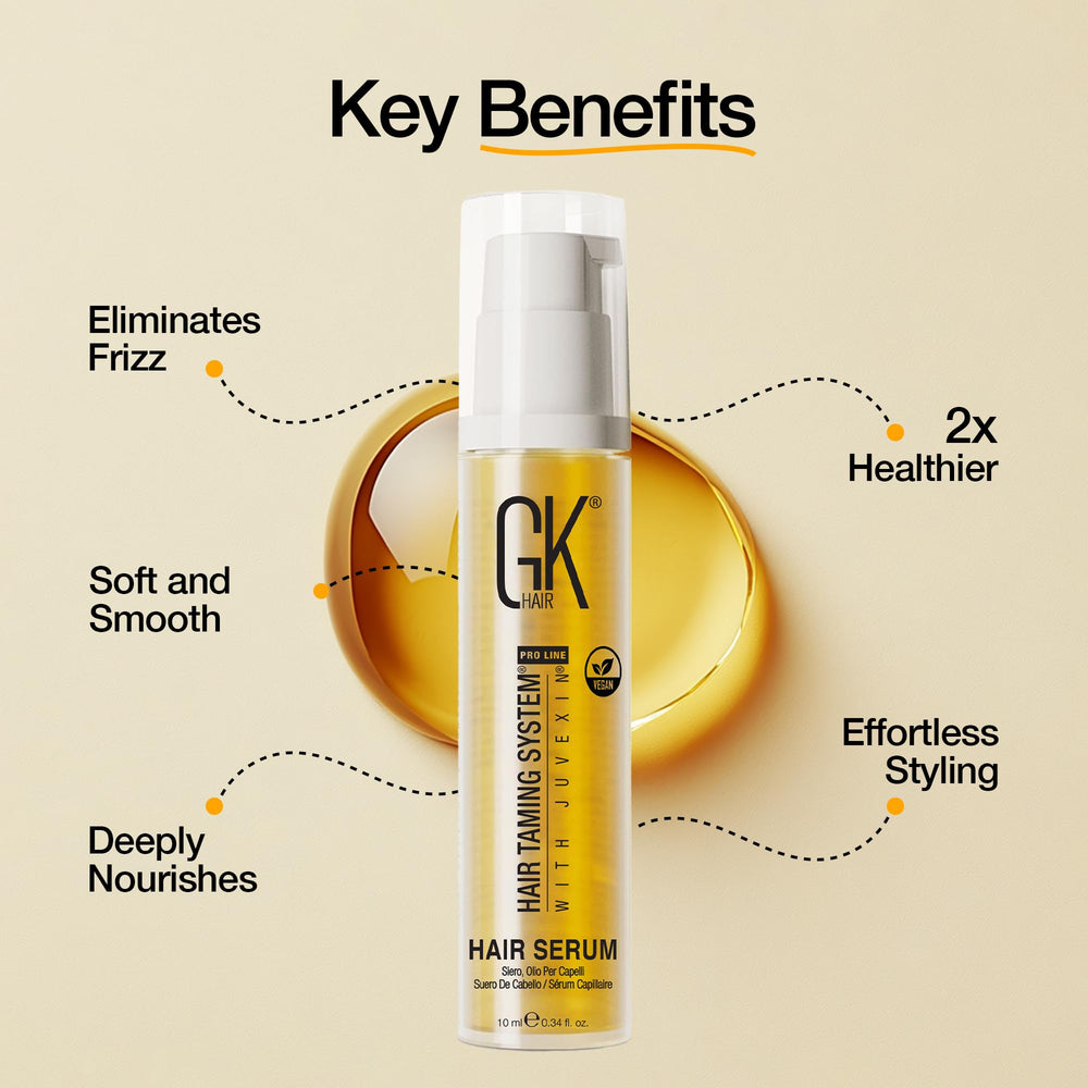 GK HAIR Aceite de Argán keratina y argán para cabello revitalizado.