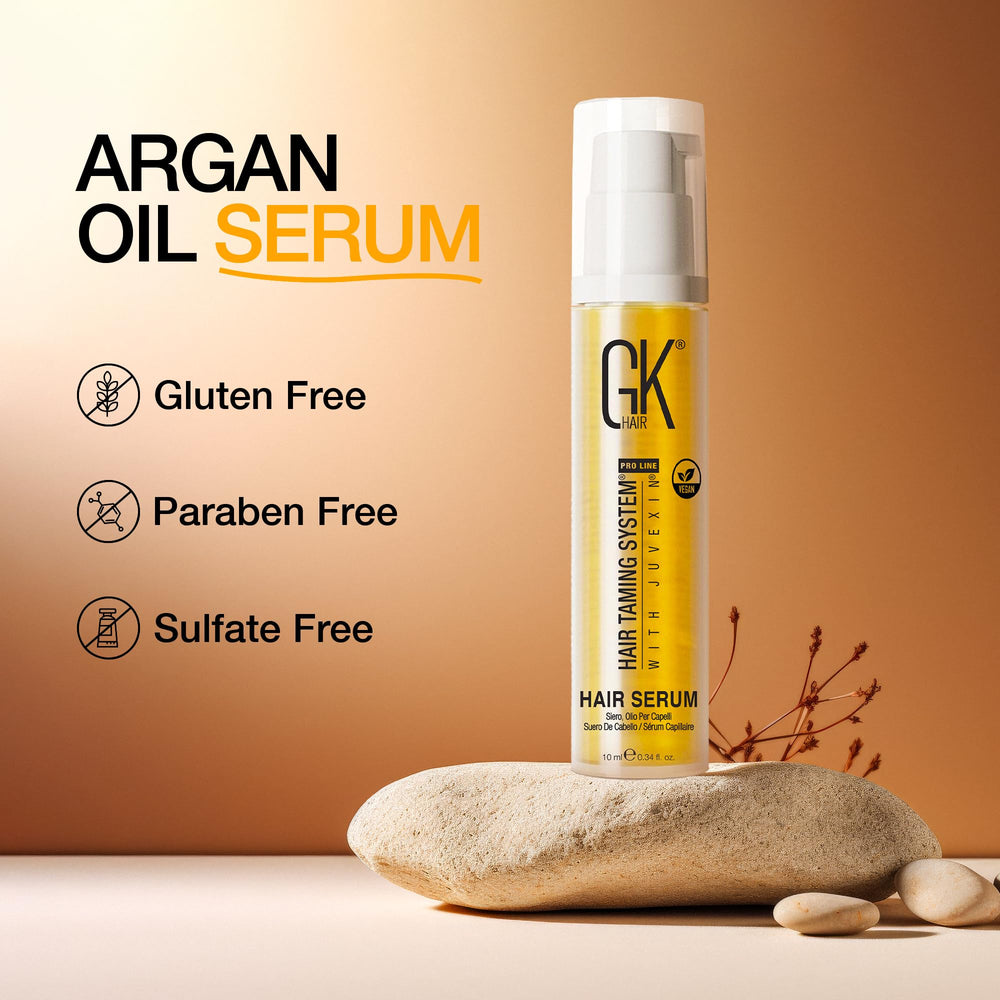 GK HAIR Aceite de Argán nutrientes para la fibra capilar.
