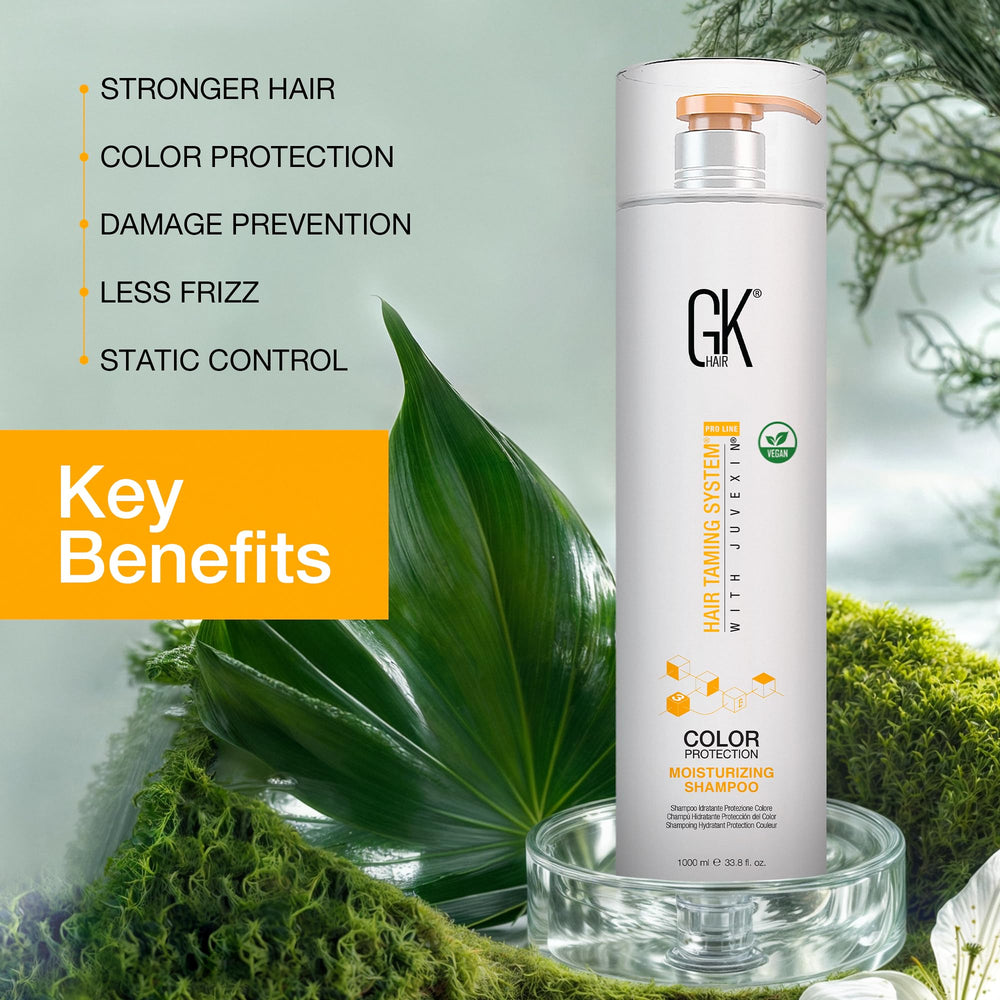 GK HAIR, cabello sedoso y brillante tras el lavado.