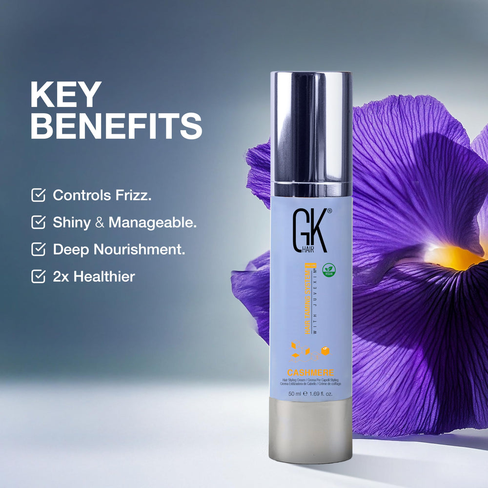 GK HAIR Textura suave al tacto para cabello disciplinado.