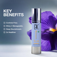 GK HAIR Textura suave al tacto para cabello disciplinado.