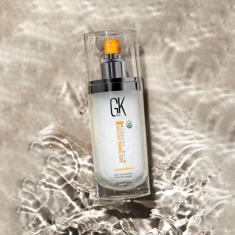 GK HAIR Acondicionador sin aclarado en spray: uso diario sencillo para todo tipo de cabellos.
