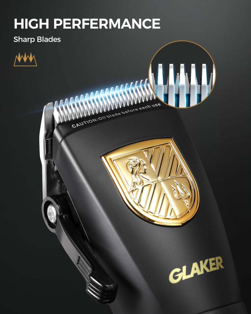 GLAKER batería de larga duración, hasta 150 minutos