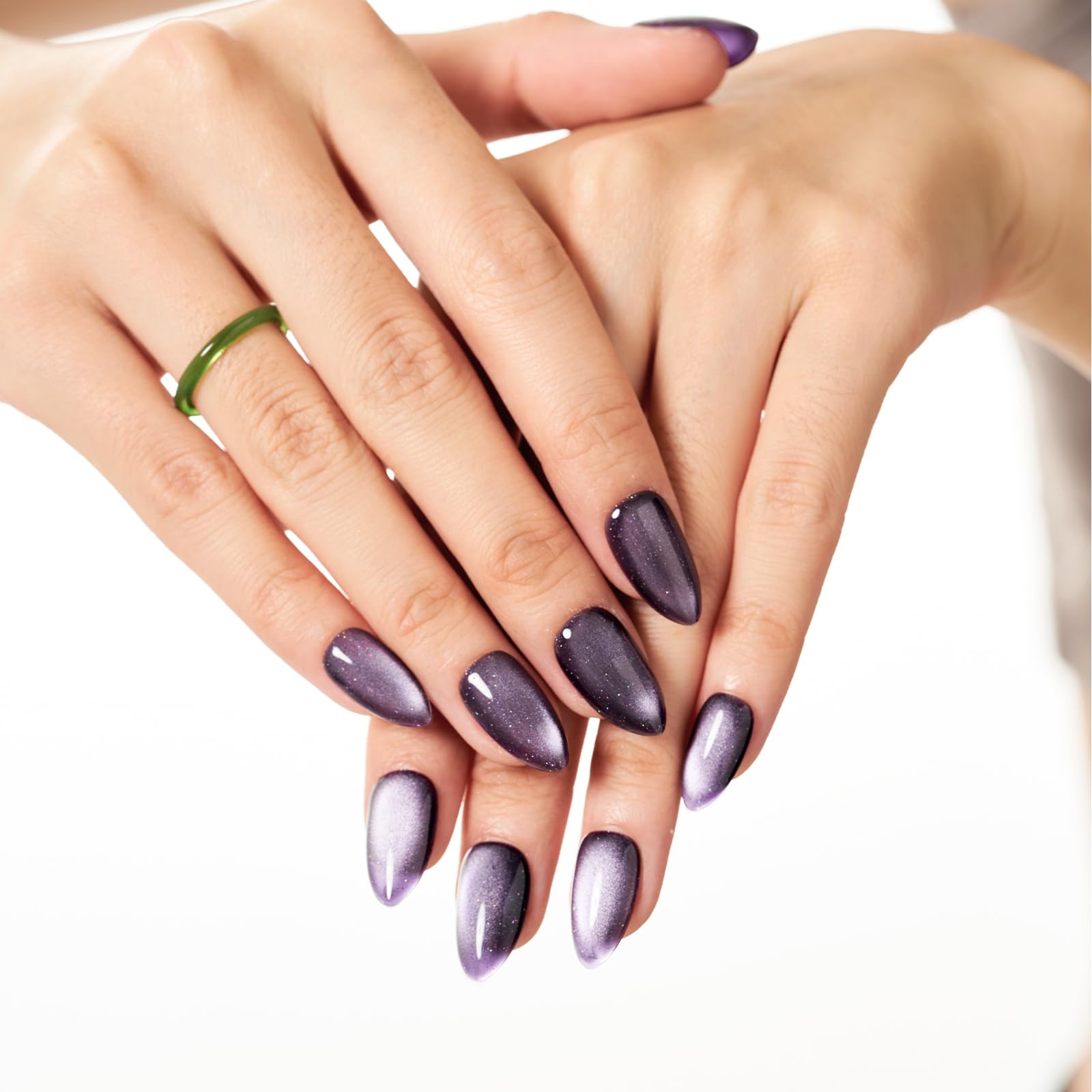 GLAMERMAID Jelly Gel uñas falsas: kit manual para aplicación rápida.