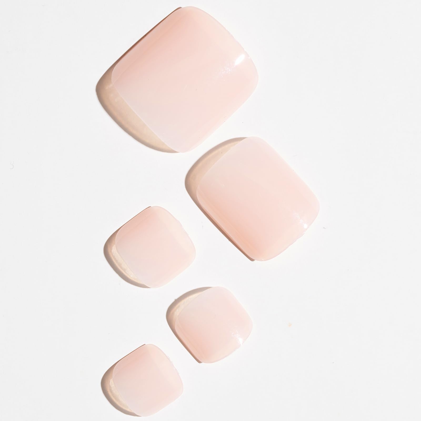 Glamermaid uñas postizas brillo gel, acabado brillante sin lámpara.