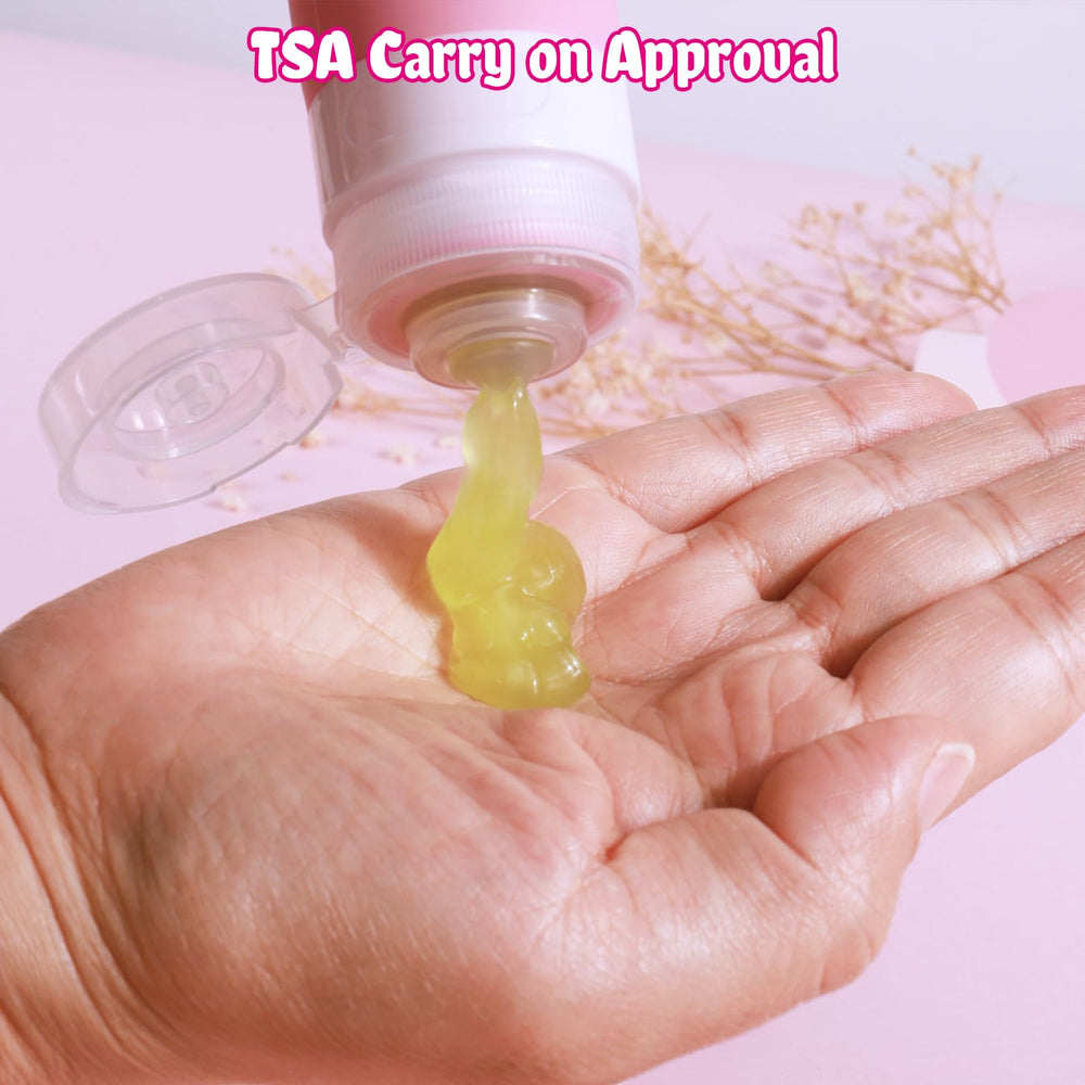 GLAMFIELDS botellas de silicona sin BPA, duraderas y reutilizables para viajes