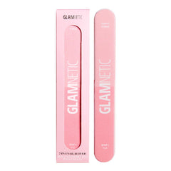 Glamnetic 7 en 1, bloque buffer ergonómico para uñas, ideal para manicuras en casa.